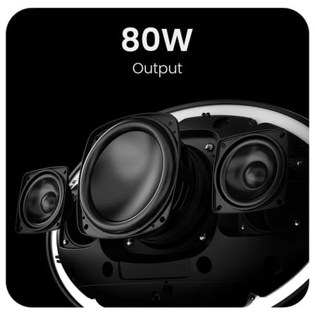 ลำโพงบลูทูธ HIFUTURE ORBIT 80W สีดำ_3